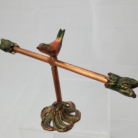Copper Bird Tree Jewelry Holder Stand - Picture 4 of 13